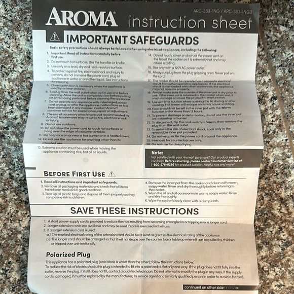 Aroma Black Rice Cooker with Steamer - Picture 15 of 16